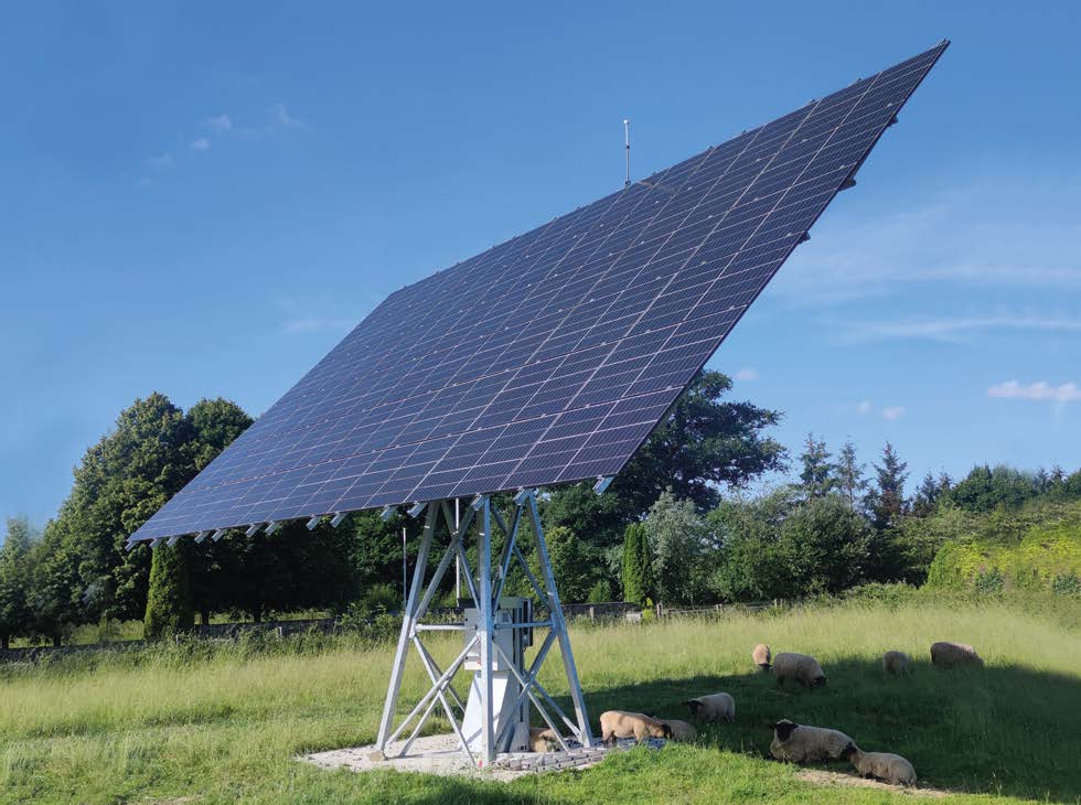 Un tracker solaire de 117 m2 installé chez Daltoner, à Saint-Lô