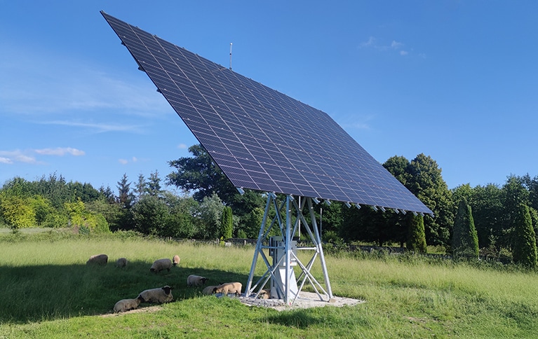 Tracker solaire pour les agriculteurs